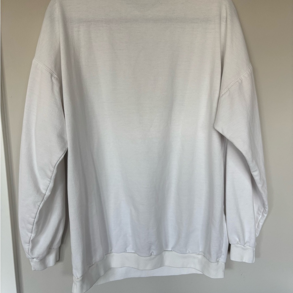 Vntg Hard Rock Cafe London White Crew Neck Sweatshirt Large - Picture 2 of 5